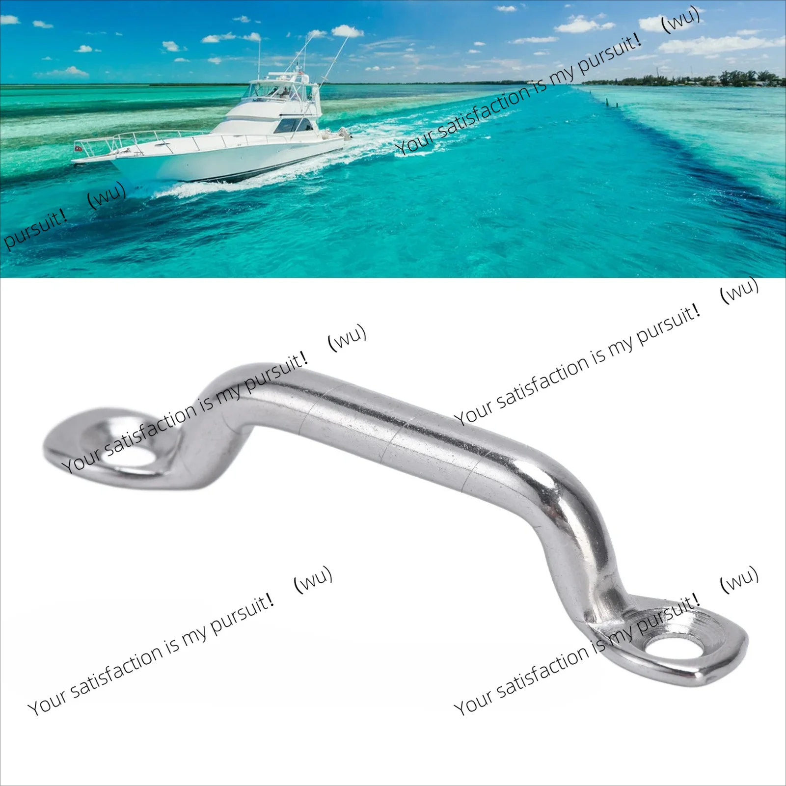 for Fixing Boat Top Strap  10Pcs Boat Top Pad Eye Deck Loop Tie Down 316 Stainless Steel Set