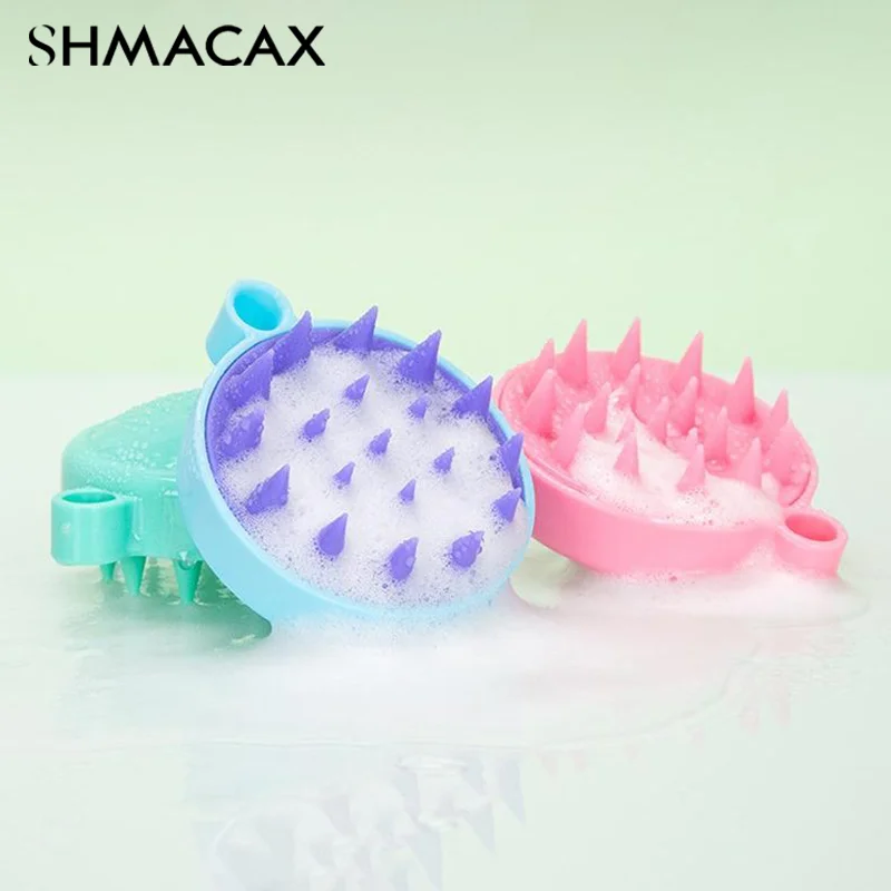 Silicone Shampoo Scalp Hair Massager Shampoo Massage Comb Bath Massage Brush Scalp Massager Hair Shower Brush Comb Care Tool