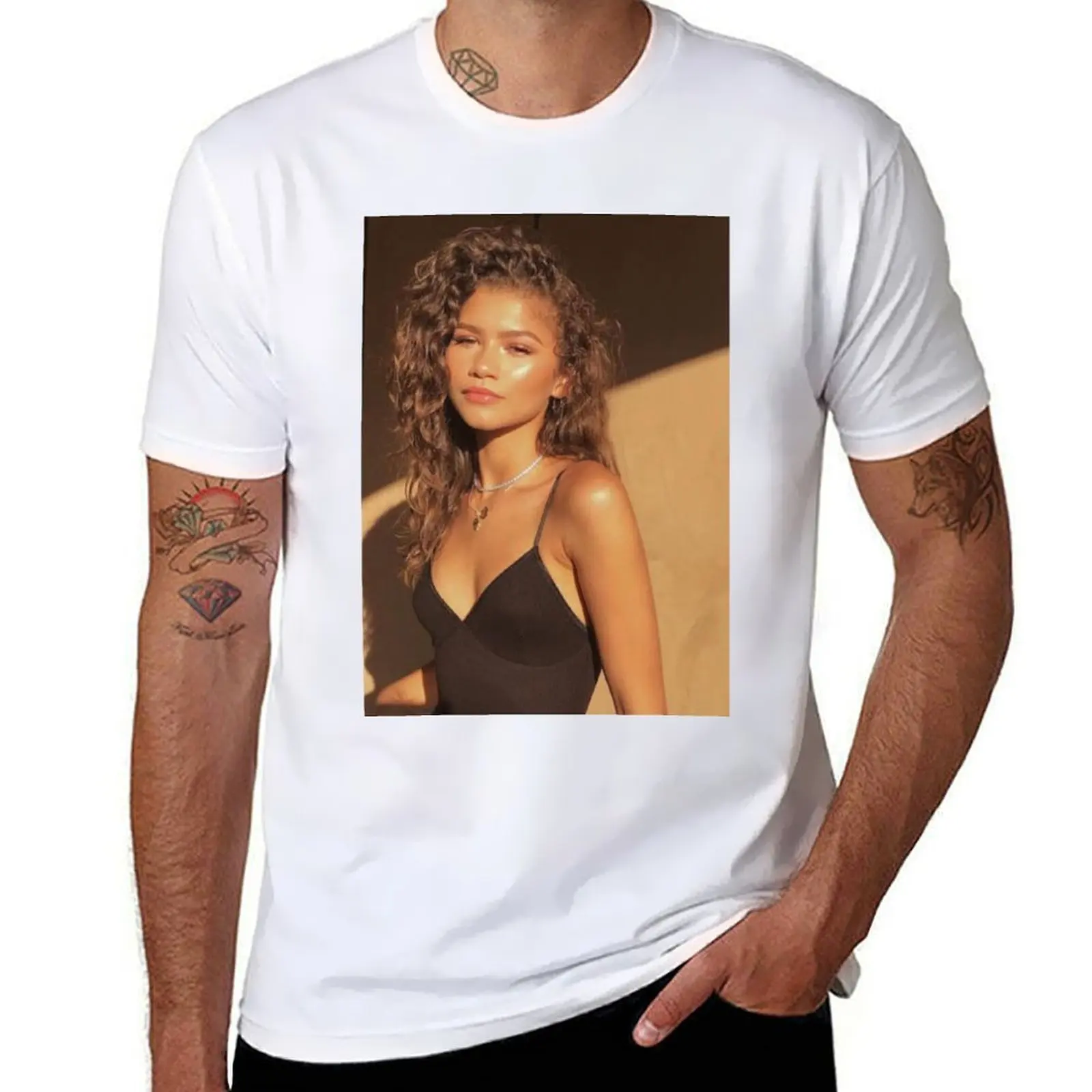 

Zendaya T-Shirt t shirts for man cotton funny man t shirts for men casual T-Shirt