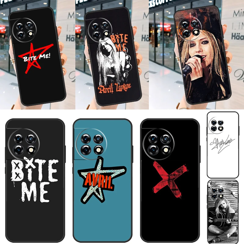 Singer Avril Lavigne Case For OnePlus Nord CE 2 3 Lite 2T N10 N20 N30 Ace 8T 9RT 10T 10R 8 9 10 Pro 11 Coque