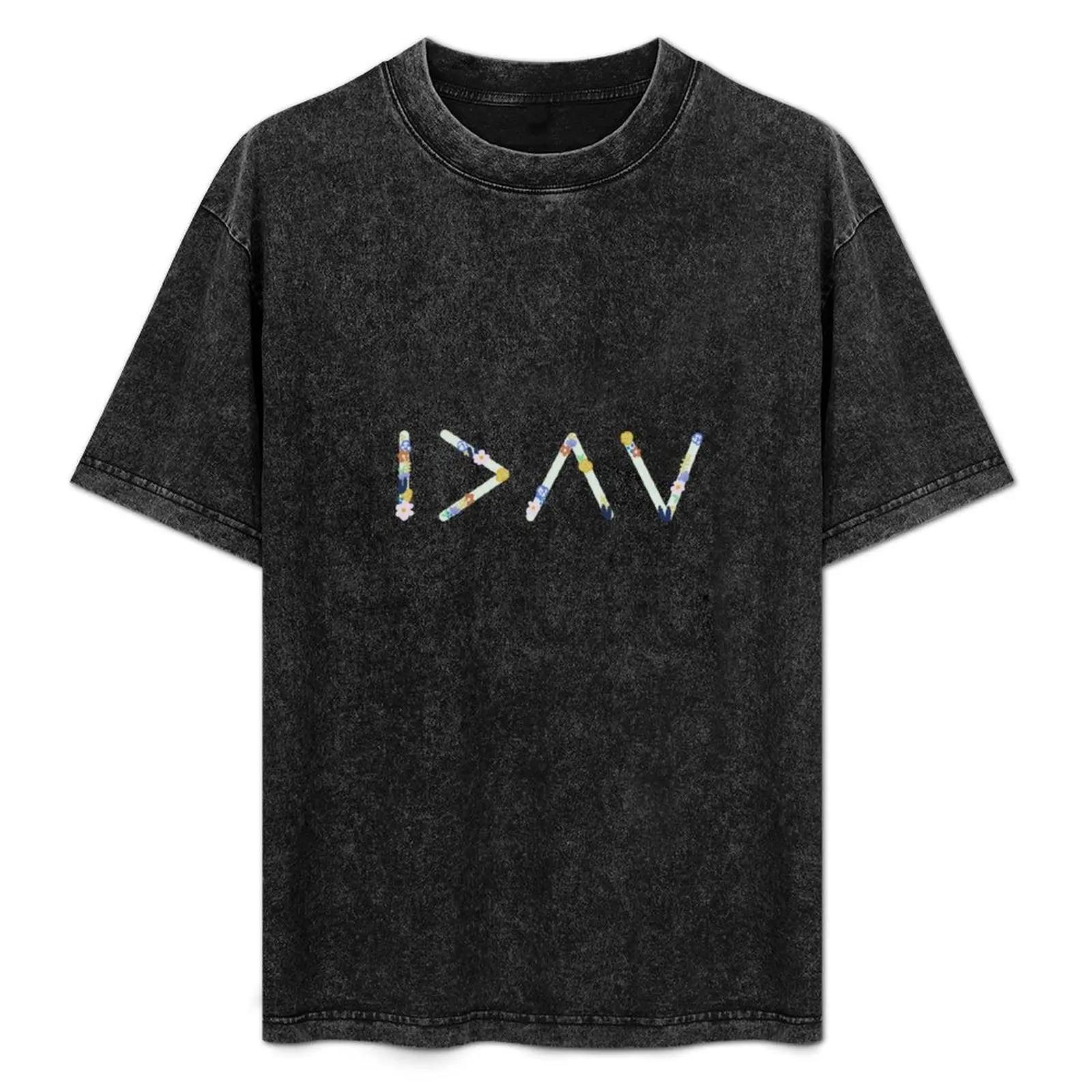 

I am greater than my highs and lows T-Shirt Urban Casual Loose Fit Tee