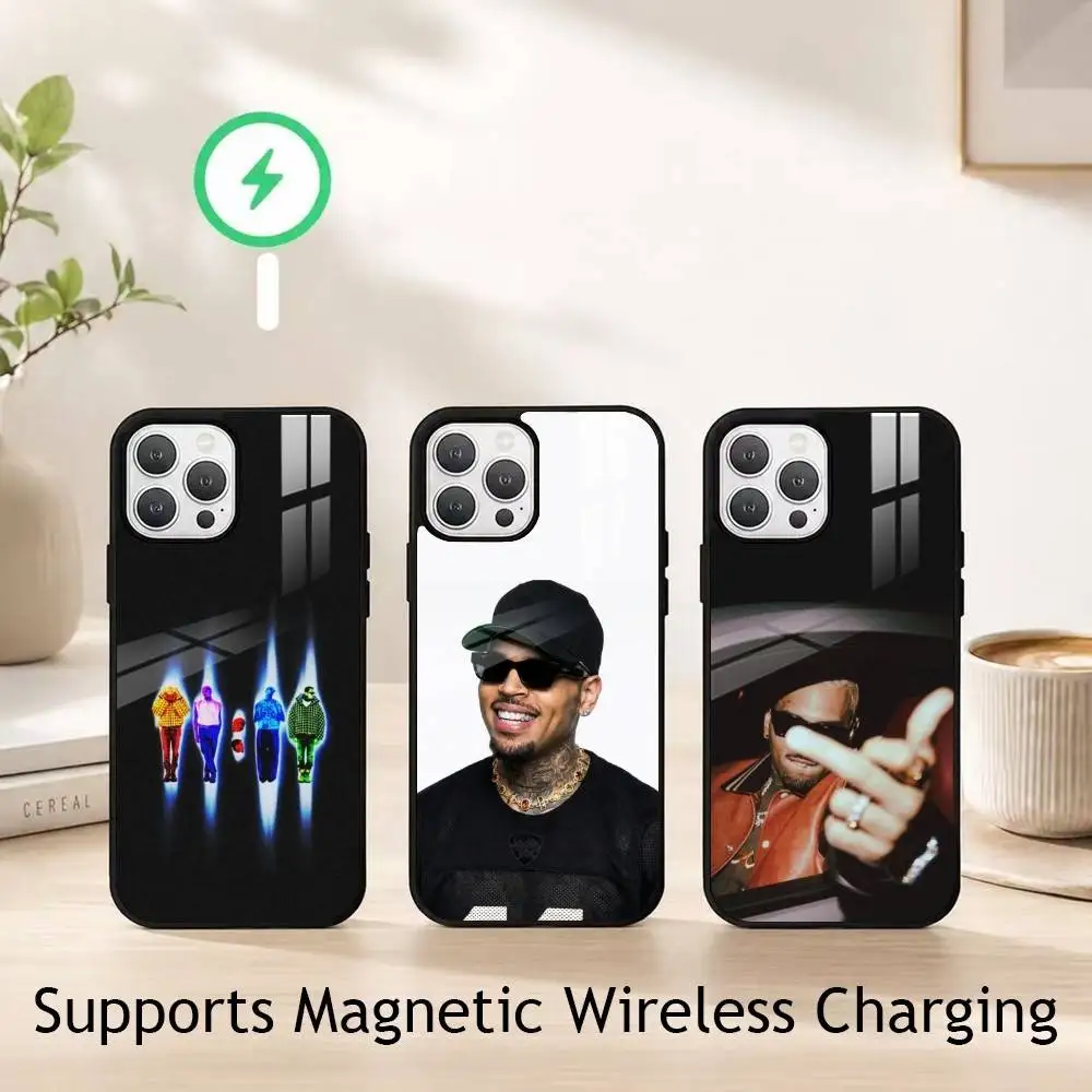 

S-Singer C-Chris B-Brown 11 Phone Case For iPhone17,16,15,14,13,12,11 Plus,Pro Supports Magnetic Wireless Charging