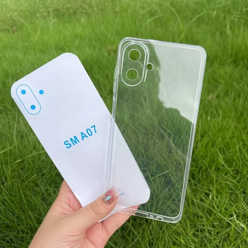 For Samsung A07 4G Case Slim Clear TPU Soft Silicone Protective Cover For Samsung Galaxy A07 Transparent Case A 07 SM-A075F Capa