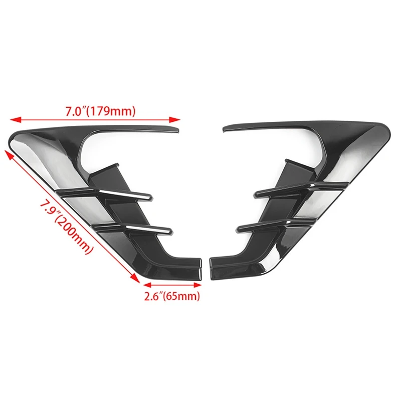 For Tesla Model 3 Model Y Autopilot 2.0-3.0 Side Camera Indicator Protection Cover Decoration Modification Accessories