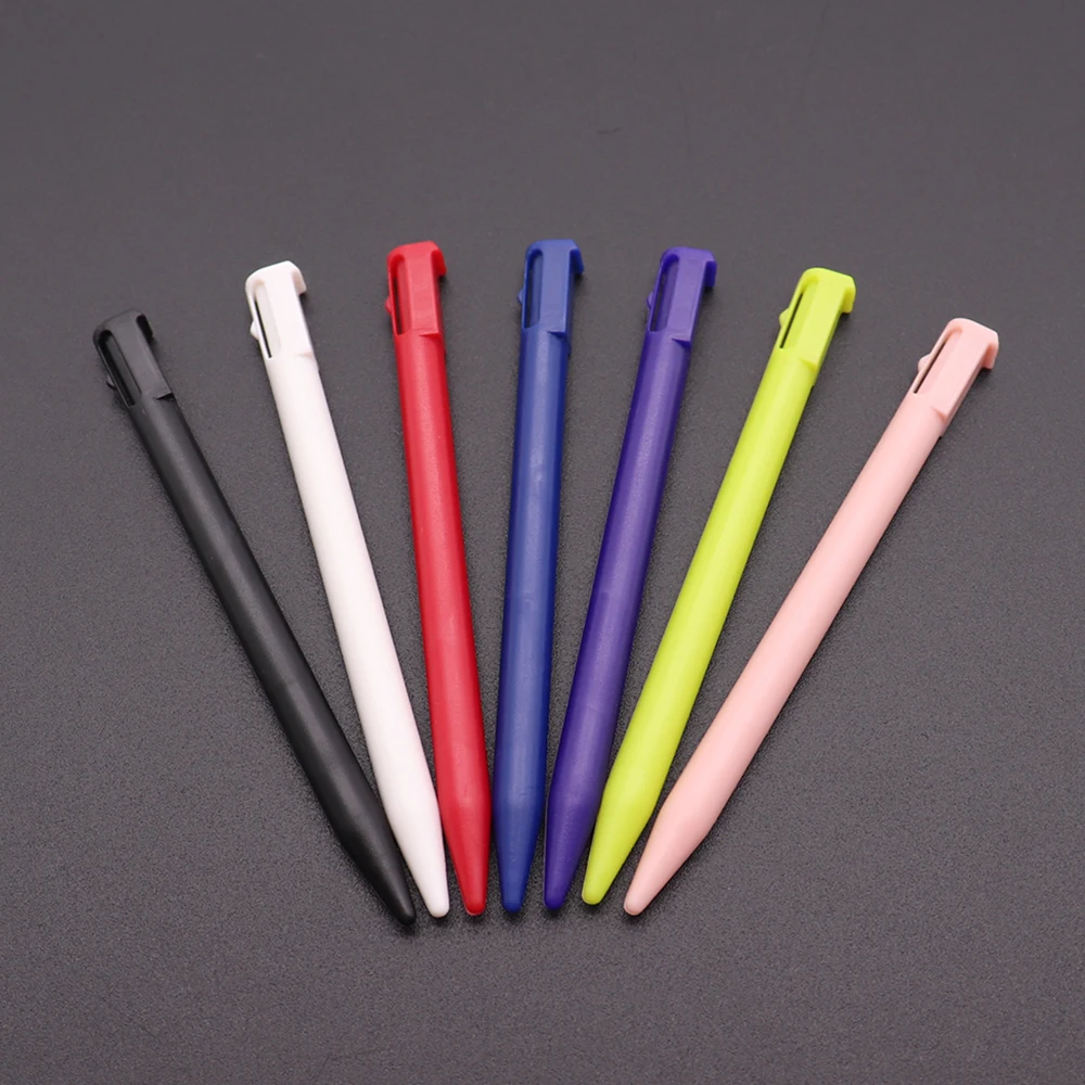 7colors Multi-Color Plastic Touch Screen Pen Stylus Portable Pen Pencil Touchpen Set for 3DS