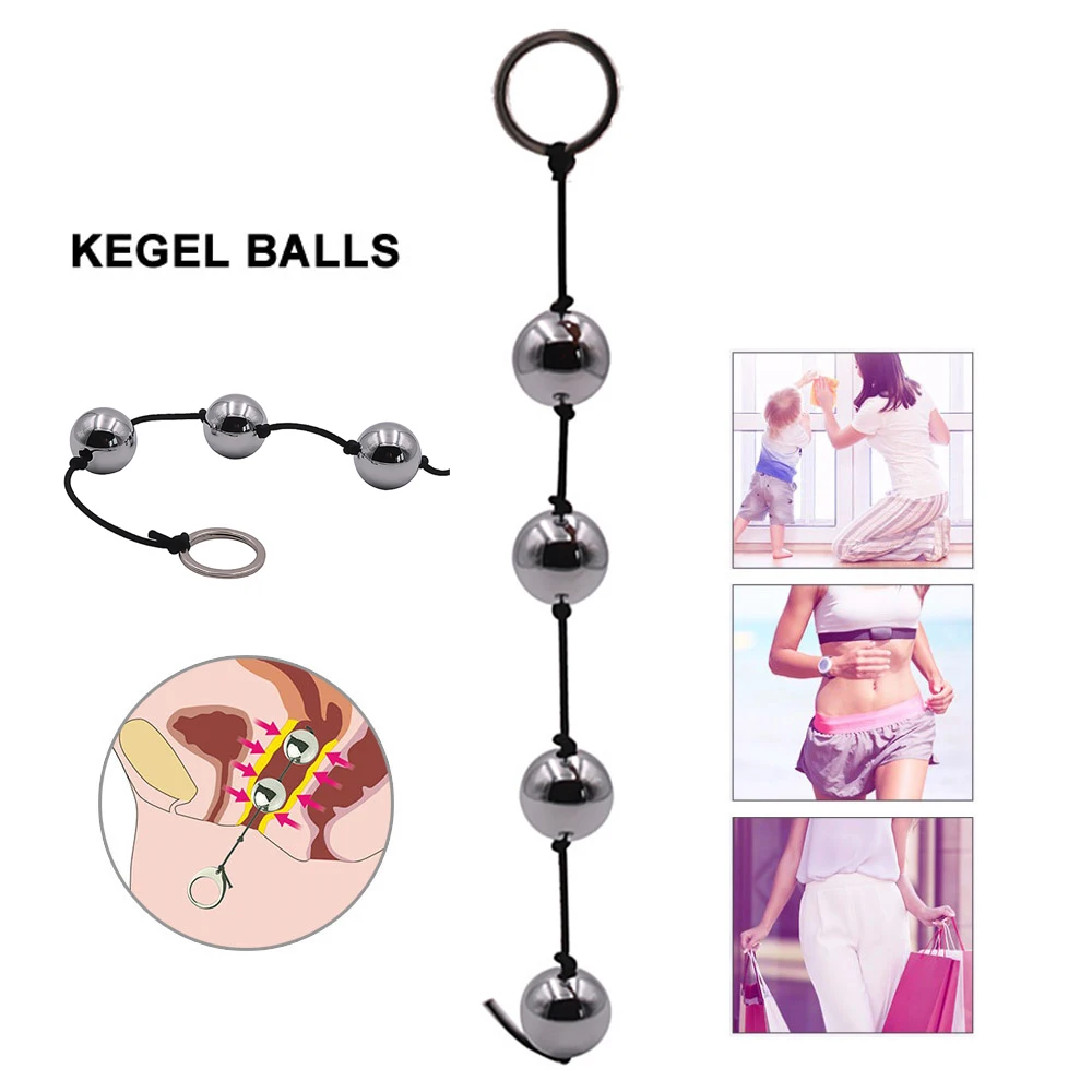 Erotic Weighted Vaginal Ball Chinese Geisha Kegel Exerciser Metal Ben Wa Eggs Anal Beads Adult Toys for Woman Sex Shop