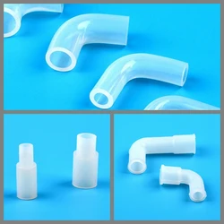 2-15PCS Silicone Hard Pipe Flexible Joints Rubber Elbow Hard Tube Soft Fittings Elastic Right Angle Joints Hose Accessories