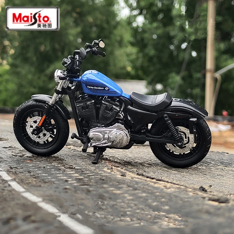 

Maisto 1:18 Harley 2018 Forty-Eight Special Alloy Sports Motorcycle Model Diecast Metal Street Racing Motorcycle Model Kids Gift