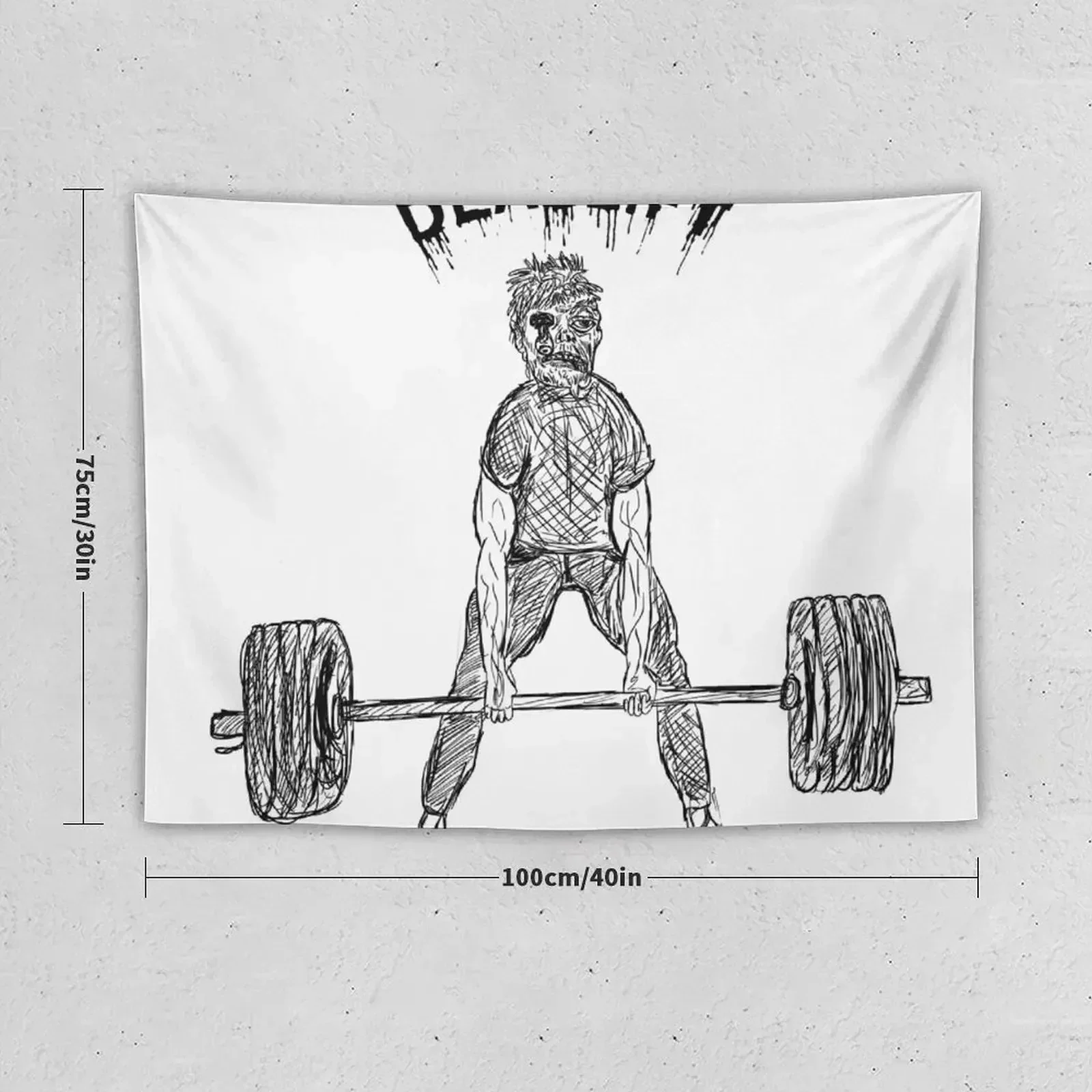 Deadlift Tapestry Wall Decorations Bedroom Decor Tapestry