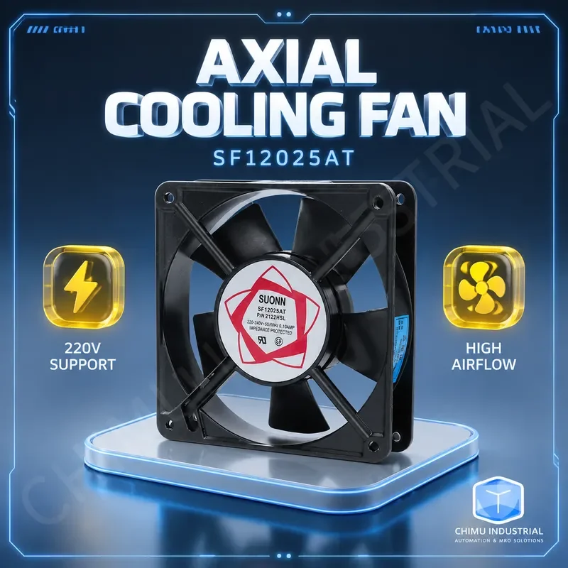 【CHIMU INDUSTRIAL】 for SF12025AT Axial Cooling Fan 120x120x25mm AC 220V 380V