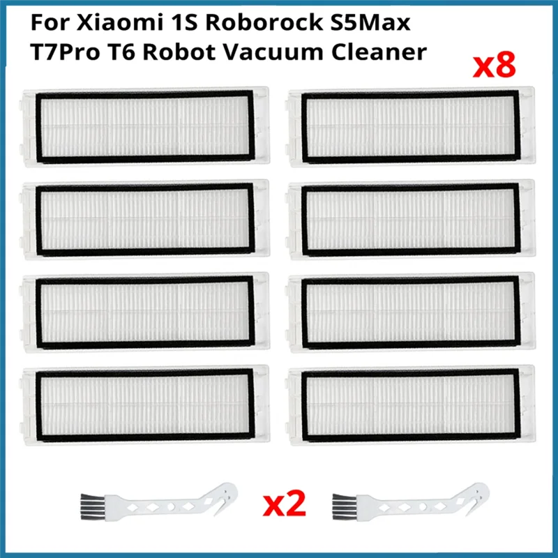 

A74G-For Sweeping Robots For Xiaomi 1S Stone S5 Max T7pro T6 Accessories Filter Replacement Parts Brush