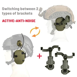 DIY New Generation Tactical Headset Hunting Shooting Noise Cancelling Headphone for FAST Helmet Wendy M-LOK ARC Headset