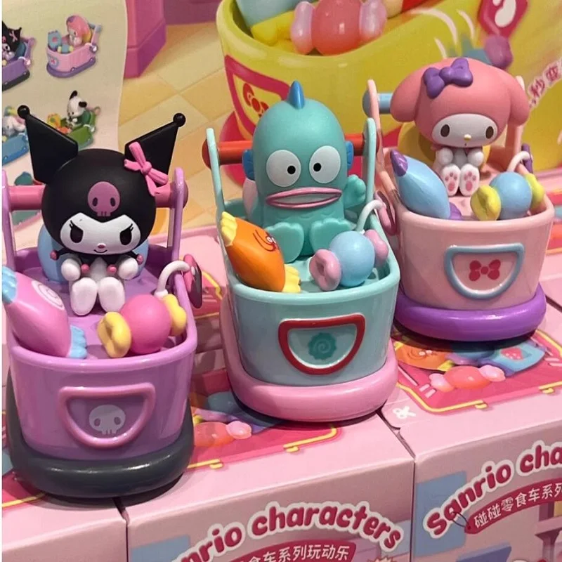 Genuino Sanri Famiglia Paraurti Auto Snack Serie Cieco Scatola Del Fumetto Carino Periferico Giocattolo Alla Moda Desktop Giocattoli Svegli E Figura Regali