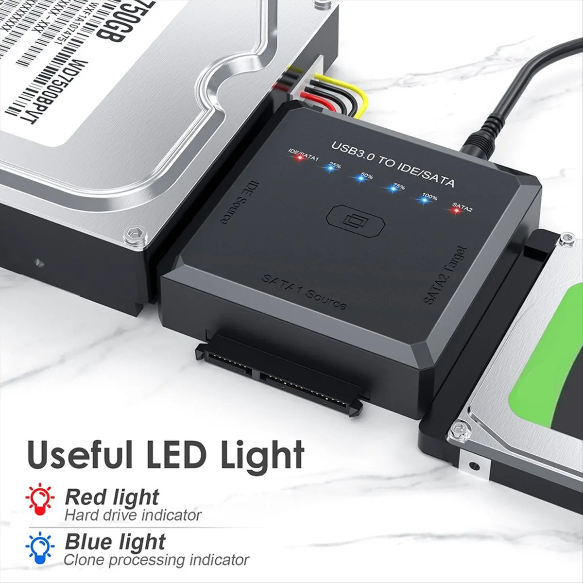 2026 جديد + إلى USB 3.0 IDE محول إلى كابل USB3.0 USB2.0 لمحرك الأقراص الصلبة 2.5 3.5 HDD SSD USB IDE الاتحاد الأوروبي التوصيل #5