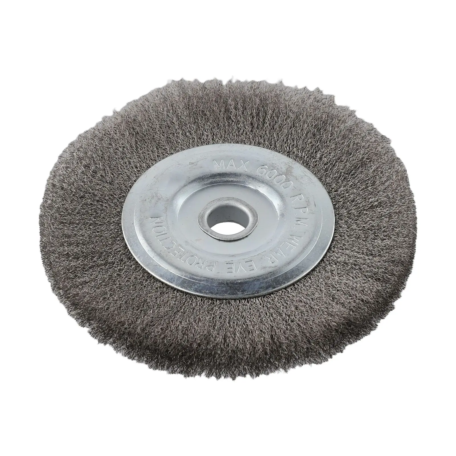 1pc 6inch Crimped Stainless Steel Wire Wheel Brush Bench Grinder Abrasive 16mm Hole Polishing Tools Accessories