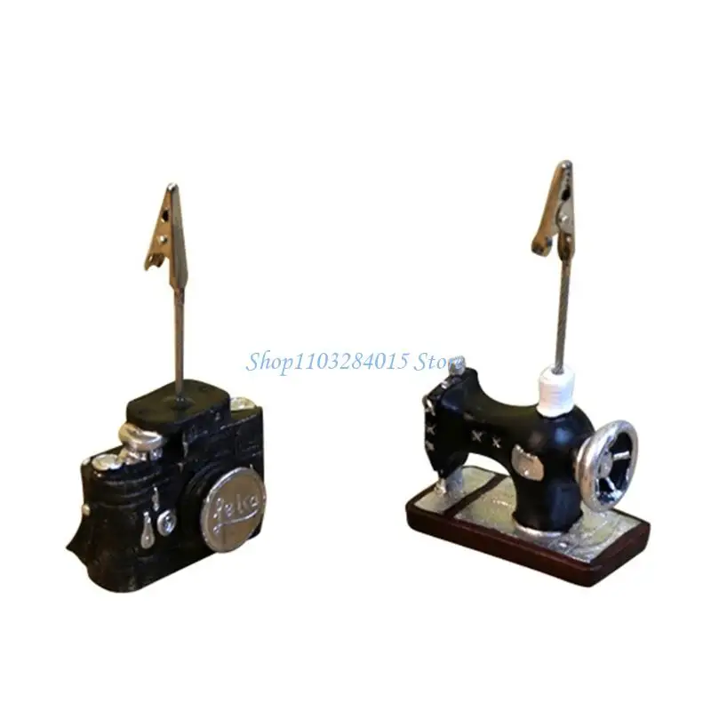 R6FF Antique Fashion Rosin Note Owner Dense Plan Secure Photo Note Grip