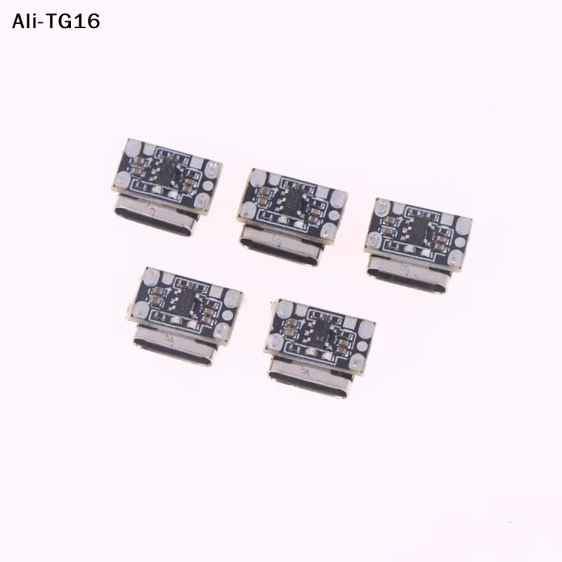 

【Na0】5Pcs Lithium Battery 3.7V 4.2V 18650 Keyboard Charging Power Board Protection Type-c Input Module Constant Current& Voltage