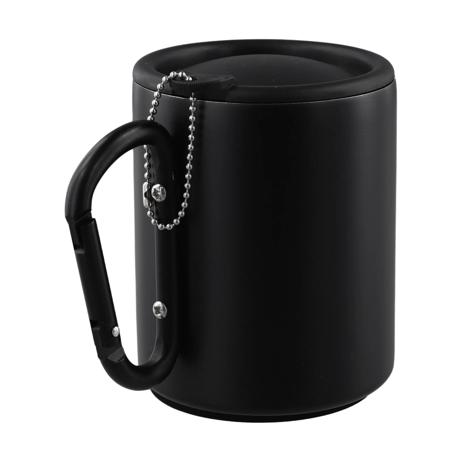 Double Layer Mug Outdoor Water Mug Outdoor Use Aluminum Alloy Carabiner Handle Approx. 8.5x 7cm 3.35x2.75inch 220ml