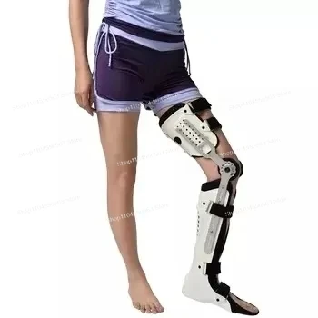 Adjustable Knee Ankle Foot Orthosis KAFO, Medical Leg Brace for Joint Support and Fracture Rehabilitation