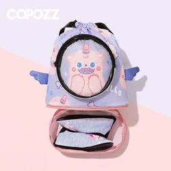 Bambino bambini zaino ragazzi ragazze borsa da nuoto regolabile impermeabile Cartoon sport grande capacità borse bagnate asciutte campeggio piscina spiaggia