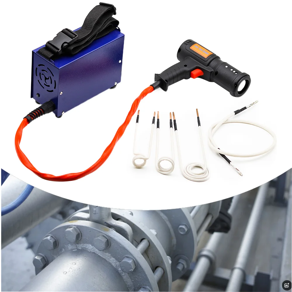Elektromagnetischer Induktionsheizer 1500W 1000 ℃ Induktionsheizgerät Elektromagnetisches Induktionsheizgerät mit 4 Spulen – Detail 3