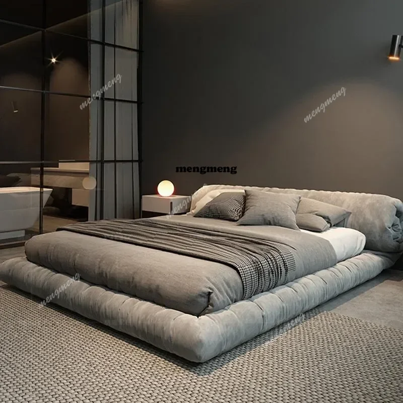 

Lazy Elegant Double Bed Queen Pretty Unique Luxury Headboards Frame Bed Bases Modern Bedroom Salon Beliche Salon Furniture