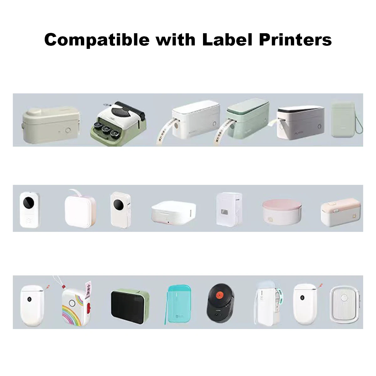 Label Tape Thermal Print Stickers 15x30mm 210PCS/Roll Waterproof Labels for Q31 Q30S Q30 D11 D30 D30S LI MI Q1 E1 Label Printers