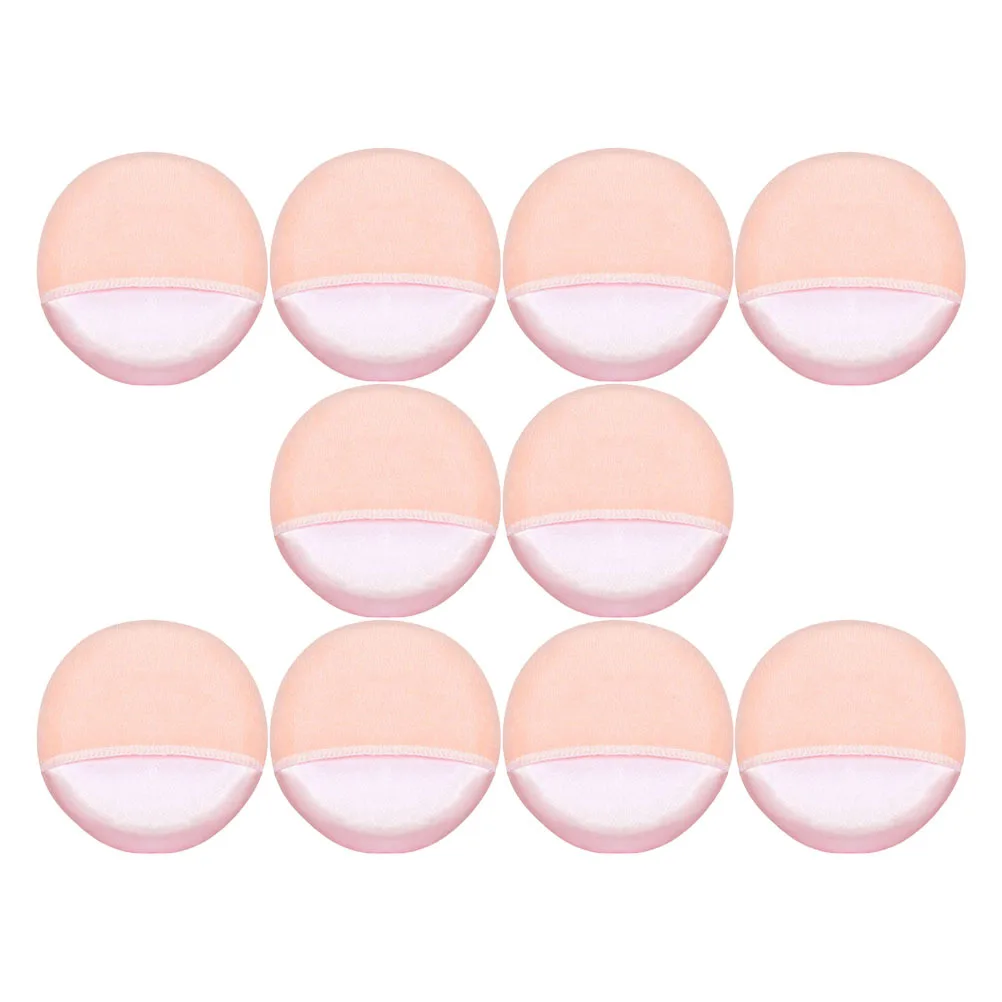 

10Pcs Powder Soft Makeup Applicators for Foundation Blending Smooth Face Coverage Small Rounded Puff Beauty Tool