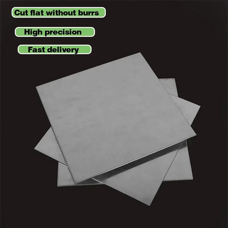 Zinc Coated Iron Sheet 1mm 2mm 3mm Thick Square Panel 100x100 to 300x300mm for Fabrication