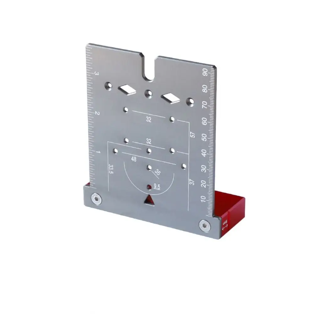

Aluminium Alloy 35mm Hinge Jig Perfect Hole Puncher Marking Template Concealed Hinge Hole Template Essential Hardware