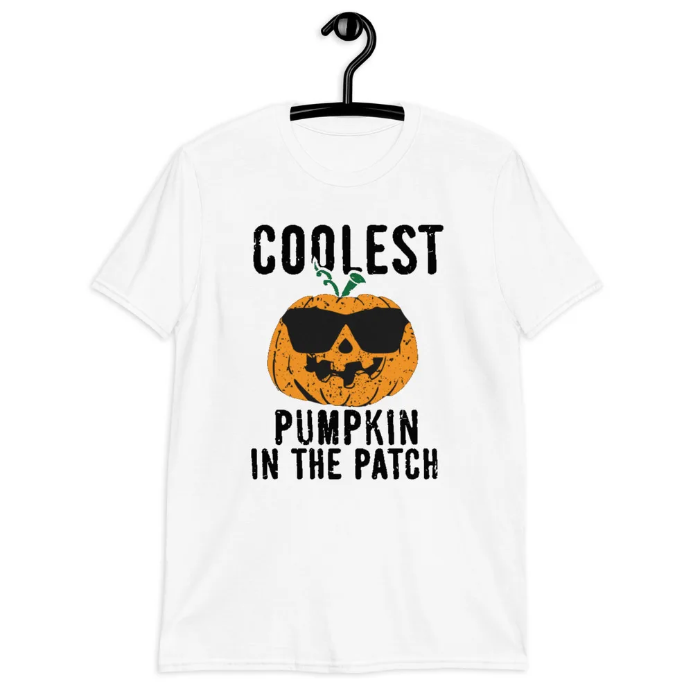 Coolest Pumpkin In The Patch T-Shirt Anime Graphic T-shirts For Men Clothing Women Tees High Quality 100%Cotton Short Sleeve