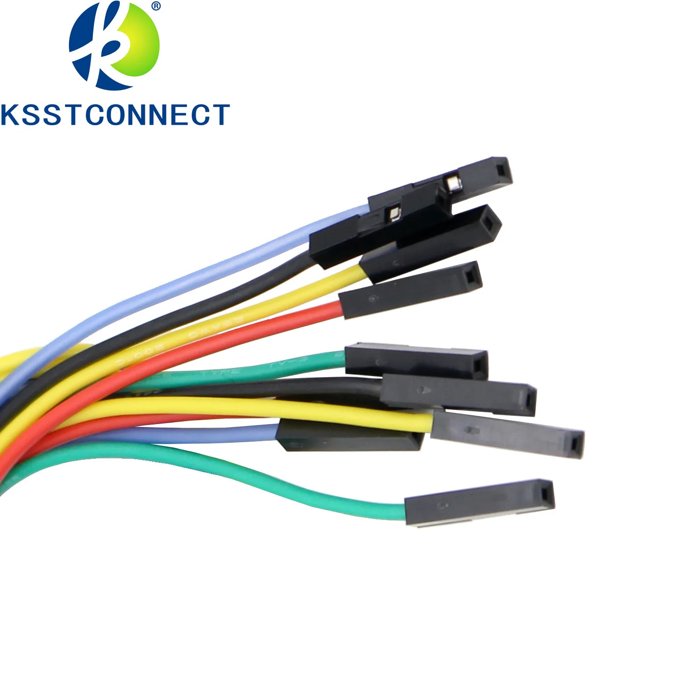 Imagem -03 - Cabo de Silicone para Osciloscópio Breadboard Analisador Lógico Clipe Gancho de Teste Dupont Masculino e Feminino Jumper Wire 26awg 10 Pcs