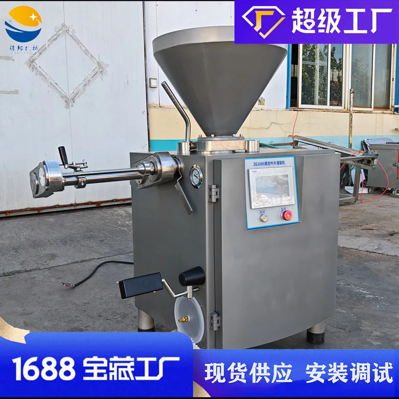Commercial Hydraulic Sausage Filling Machine 140 Type Meat Processing Equipment Sausage Production Line Complete Set