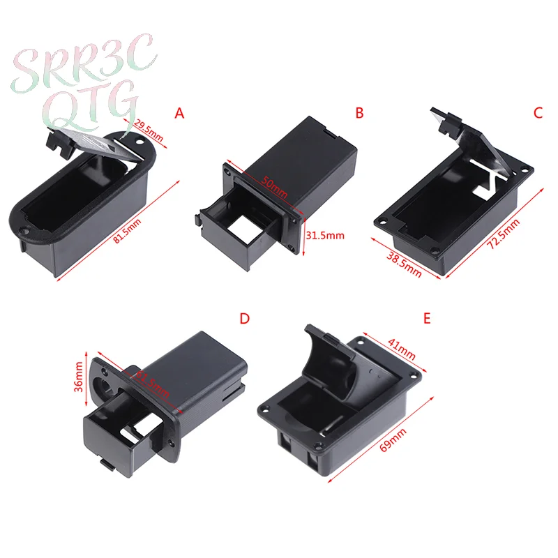 Hot Sale Active Bass Guitar Pickup 9V Battery Case, 9V Battery Holder Box Cover