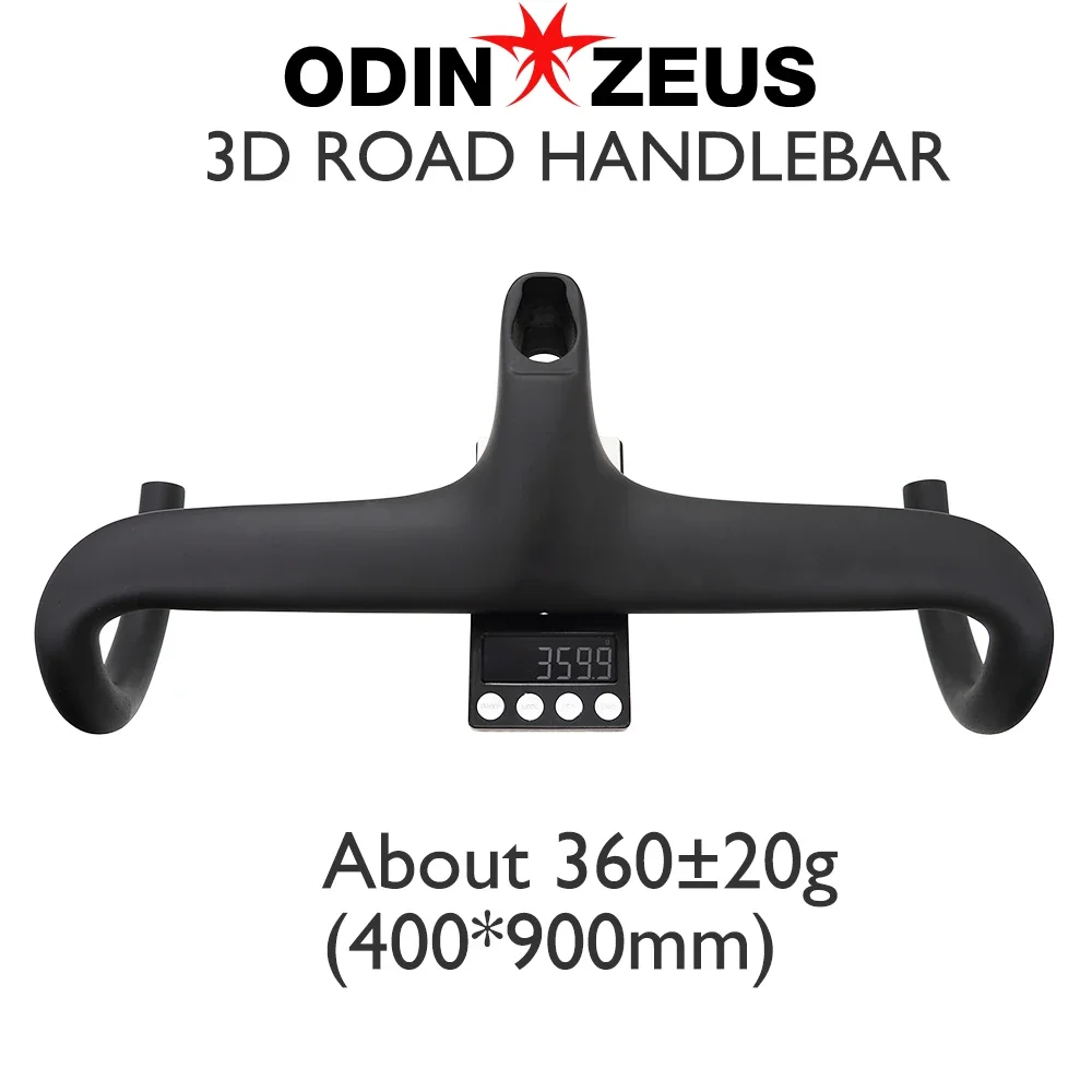 T4 ULTRA Road Bike Full Carbon Fiber Internal Cable Integrated Bicycle Handlebar Cockpit For 360mm-380mm With Mount Spacers