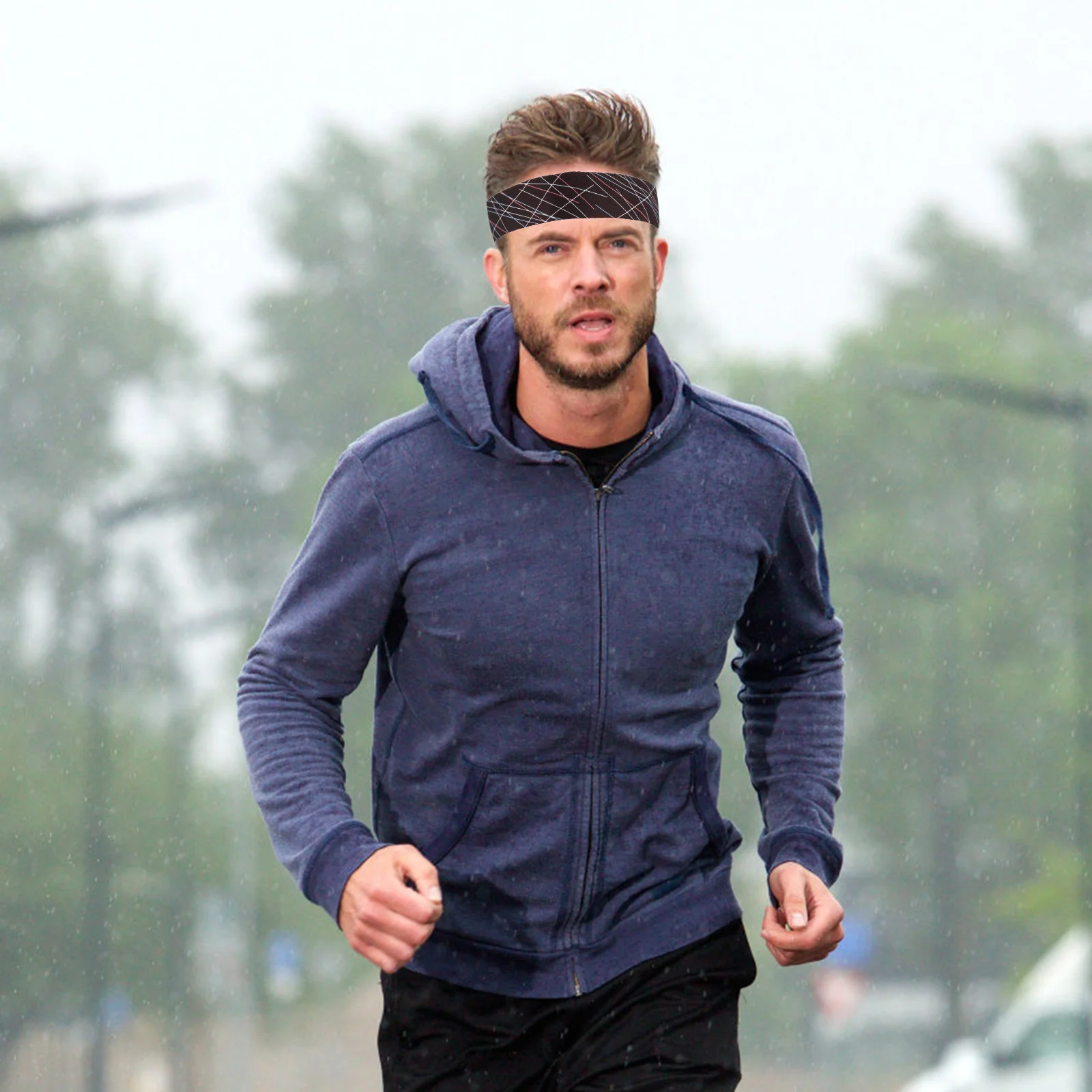 عصابة رأس رياضية قابلة للتنفس، عصابة رأس مضادة للانزلاق للنساء، اليوغا، كرة السلة، اللياقة البدنية، الصالة الرياضية، عصابة رأس رياضية #5