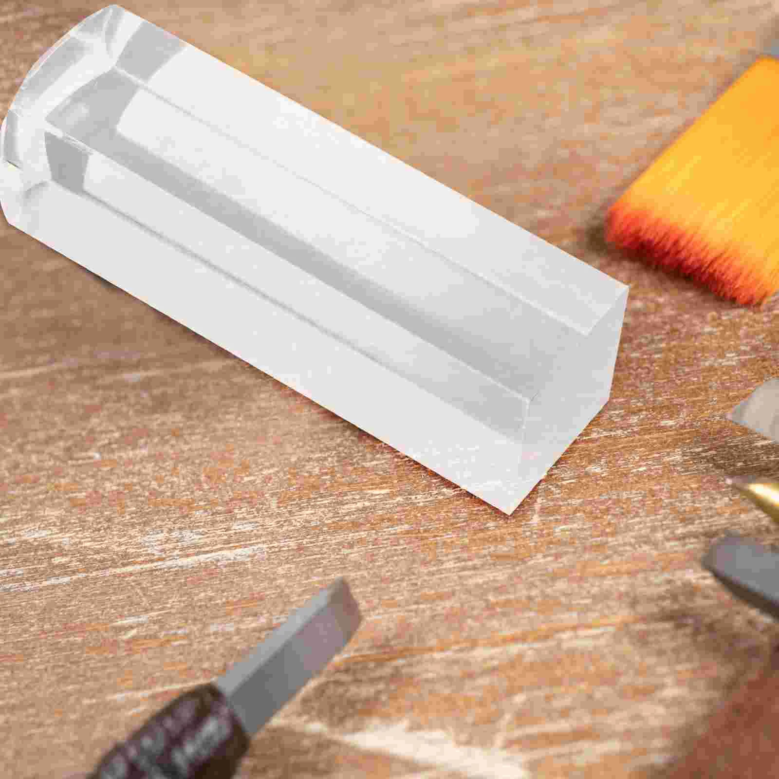 5 Pcs Blank Square Stamp Material Craft Block Seals Office Seals Decorative Transparent Stamps Stamps