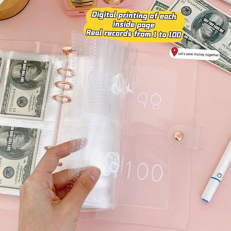 100 Envelope Challenge 100 Days Cash Envelope Couple Save Money Challenge Money Saving Binder Envelope Savings Challenge