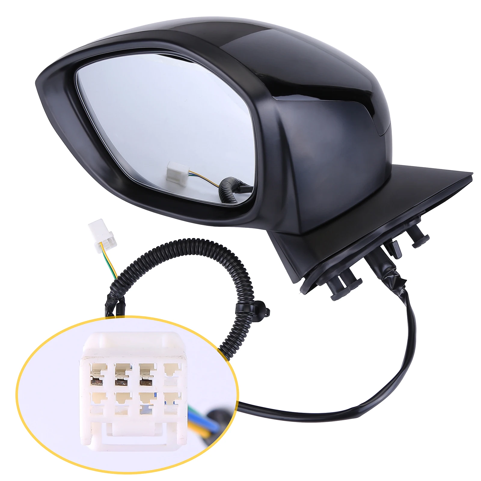 

3 pins Power Adjust Black Mirror Left Driver Side Compatible for Honda Civic 2022 2023
