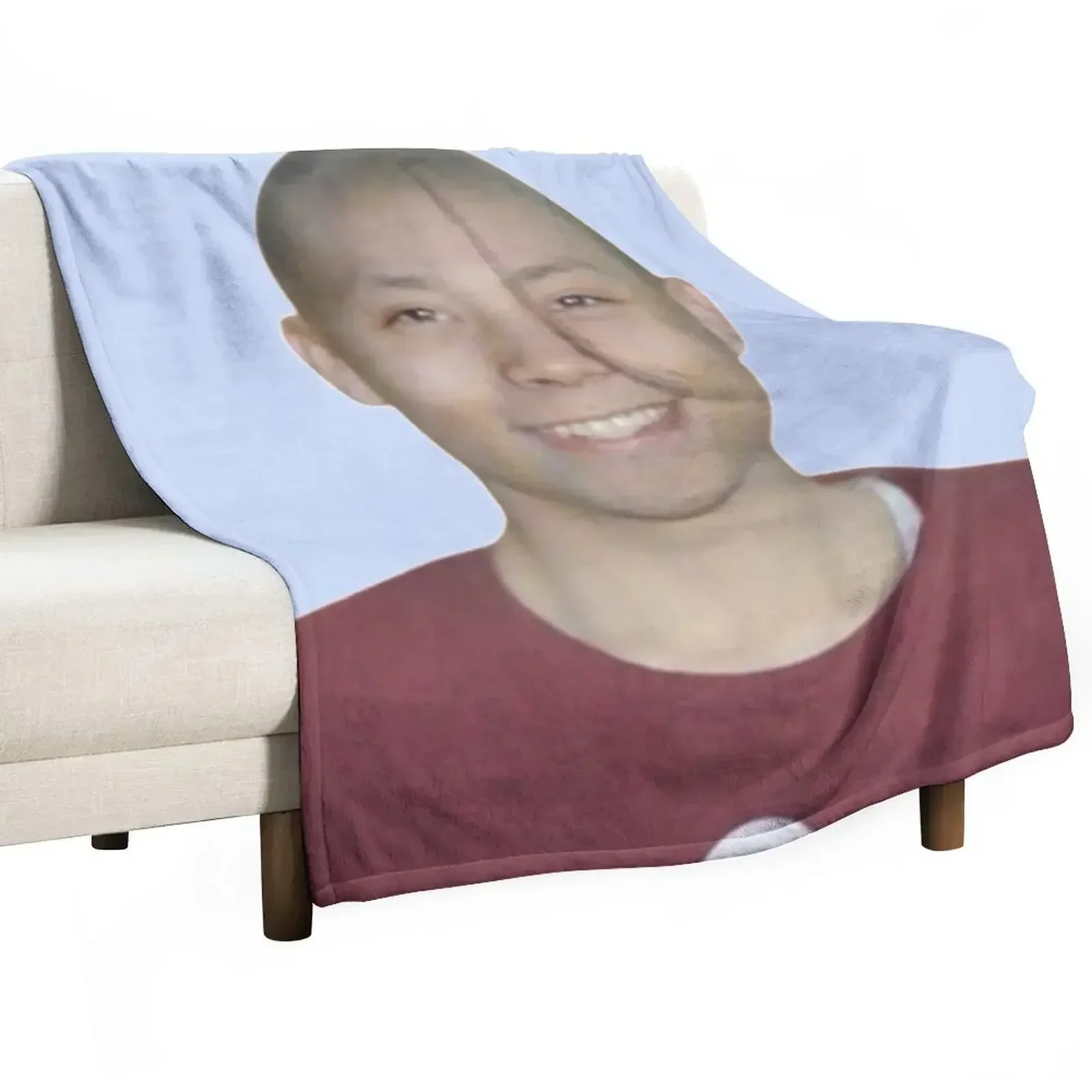 

Bald Quackity | Big Q Throw Blanket Ultra Plush Cozy Blanket for Napping Sleeping