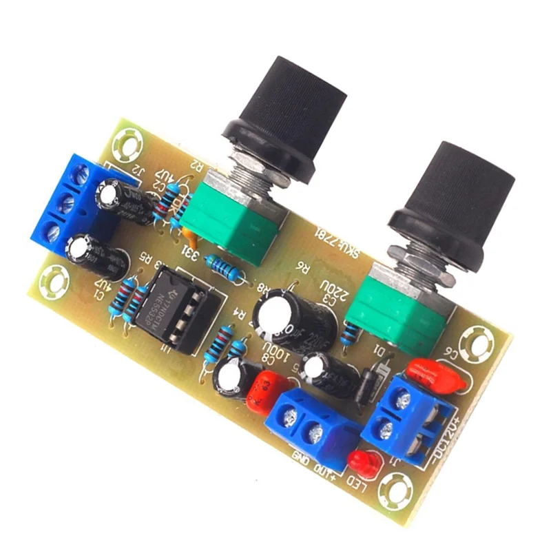 A29F-Frequency Filter Plate For DIY Kit Subwoofer Amplifier Preamp Board DC 10-24V Single Power Supply Filter Board