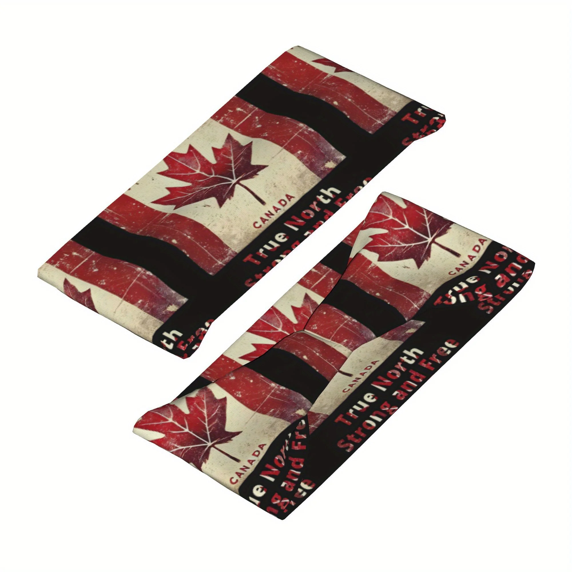Canada Freedom Sports Headband Polyester Moisture Wicking Running Gym Workout Outdoor Gift Idea