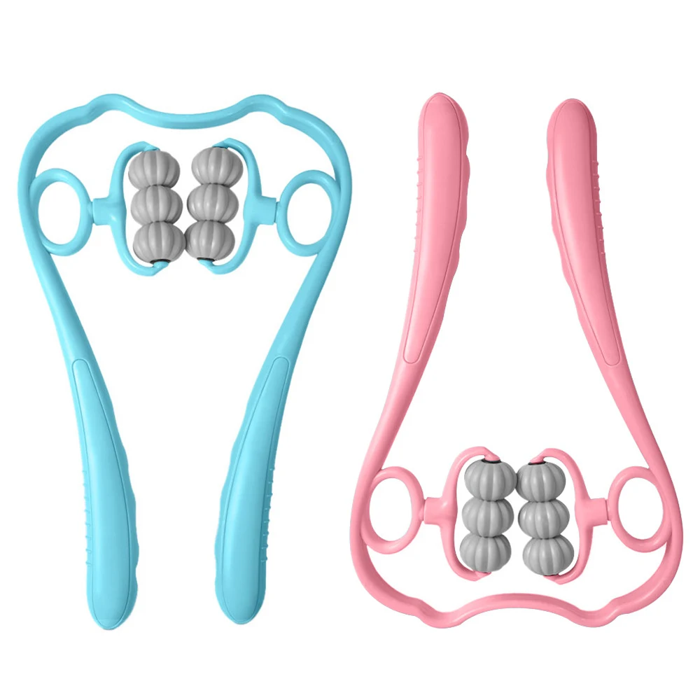 

Роликовый инструмент Массажер для шейного отдела позвоночника для облегчения боли Глубокие ткани Расслабляют шею Ролик для шеи Попелия Ноги Ноги