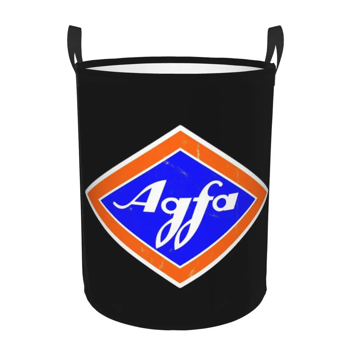 Cestas para la colada sucia con logotipo de película Retro Agfa de los años 60, cesta grande plegable impermeable para juguetes y ropa para el hogar para niños