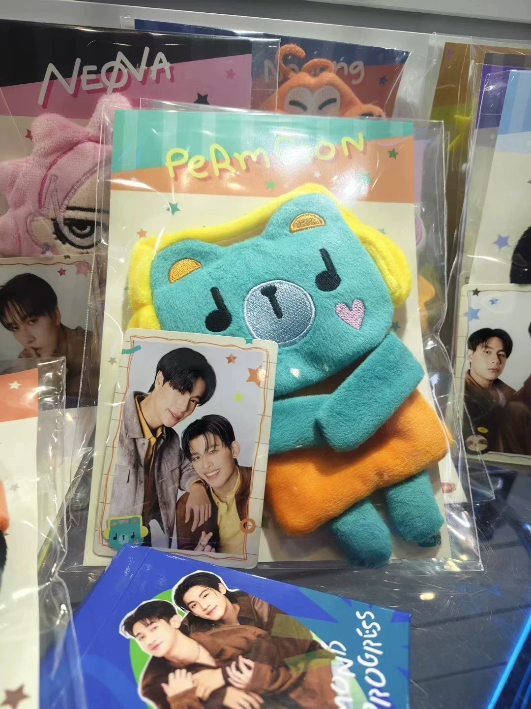 

Официальная предварительная продажа GmmTV Thai Star Pondphuwin Thai TV We Are Fish Upon The Sky Permpoon Huggy Bag