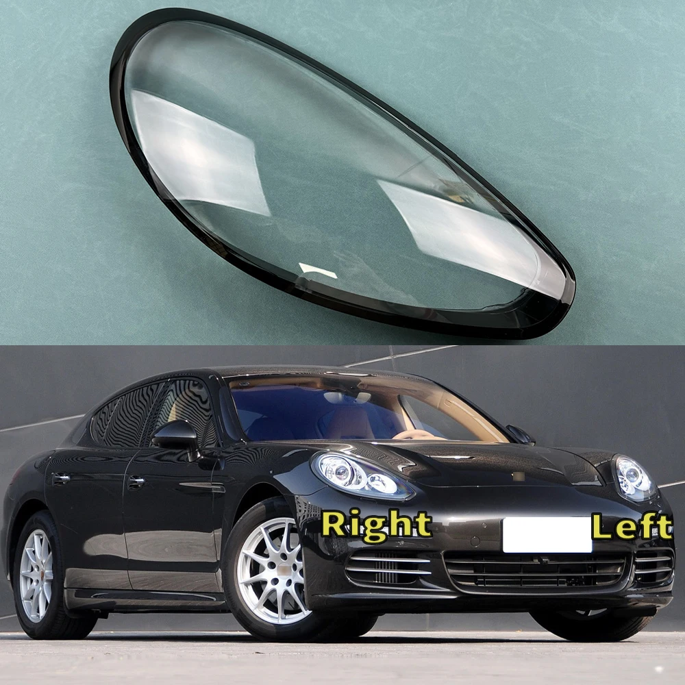 

For Porsche Panamera 2014 2015 2016 Car Front Headlight Lens Cover Auto Headlamps Lampcover Transparent Lampshades Lamp Shell