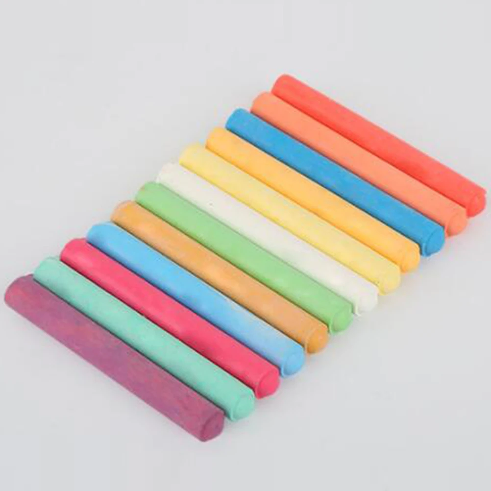 

24Pcs Dust Free Chalk Colorful Chalks Water Soluble Chalk High Quality Chalkboard Pens For Teachers