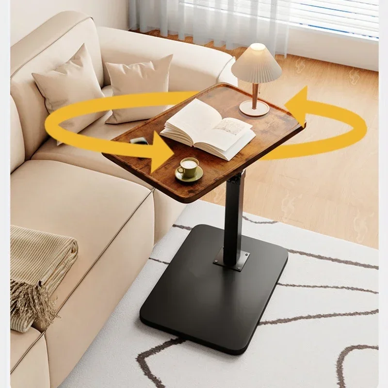 Minimalist Removable bedside table coffee table lifting table study desk shelf sturdy and durable