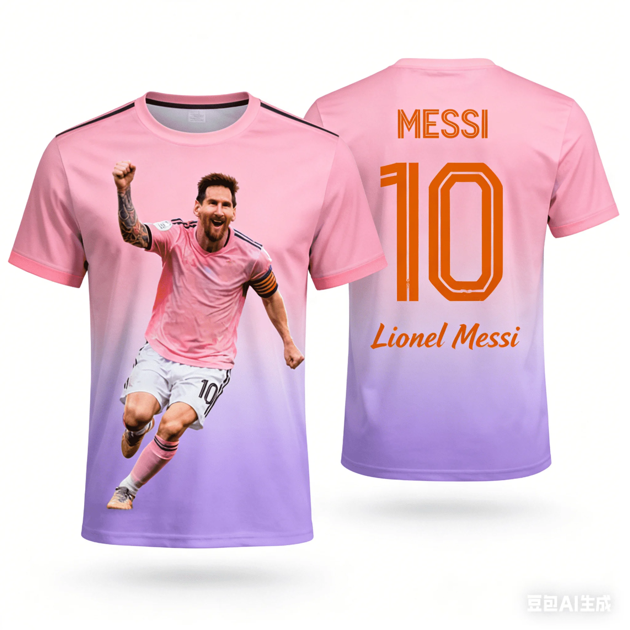 

Мужская модная футбольная футболка MESSI, лето 2026, суперзвезда, графический принт, вентилятор, памятный трикотаж, стильная повседневная спортивная одежда