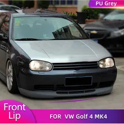 PU Front Bumper Lip Spoiler Splitters for Volkswagon VW Golf 4 MK4 Standard 1998-2004 Non GTI Car Front Lip Apron Body Kit